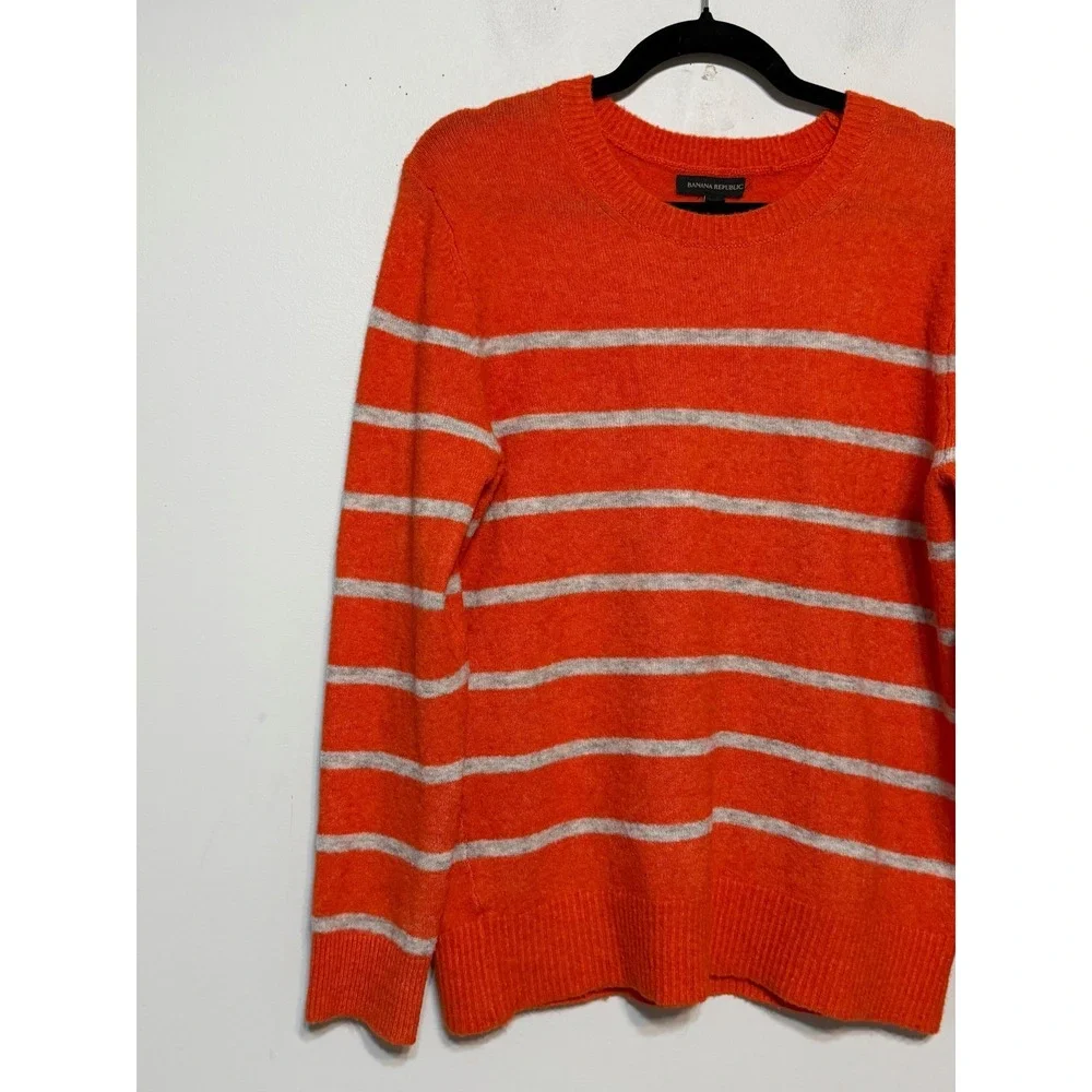 Banana Republic Coastal Cowgirl Merino Wool Sweater Women Sz M Dopamine Dressing